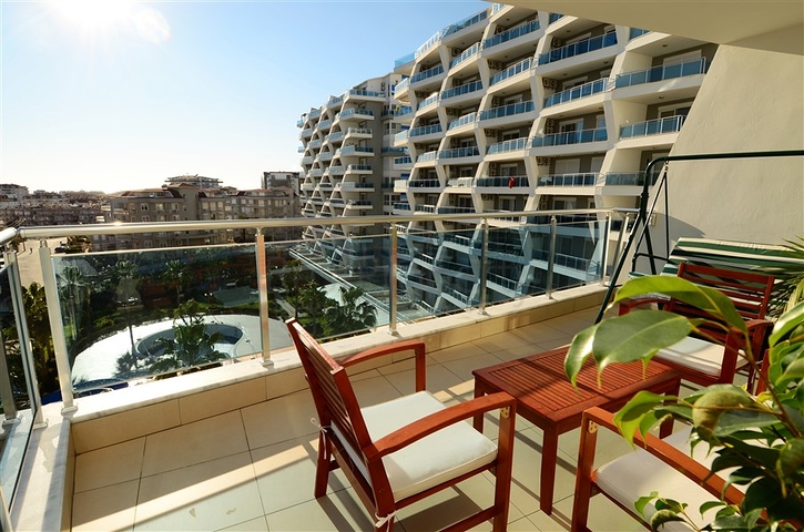 Квартира 2+1 с мебелью в Джикджилли в люкс комплексе