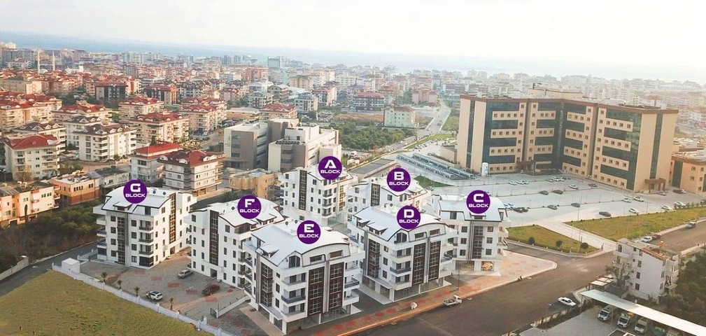 Новый комплекс в районе Алании – Оба