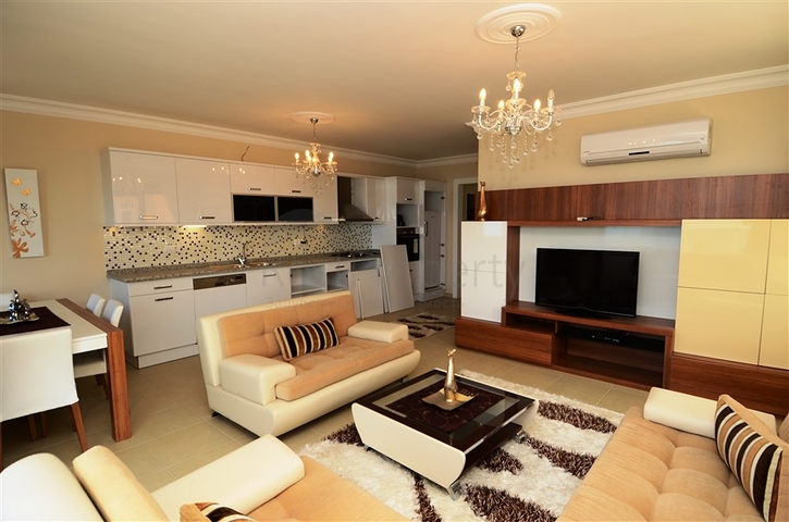 Меблированные апартаменты 2+1 с видом на море