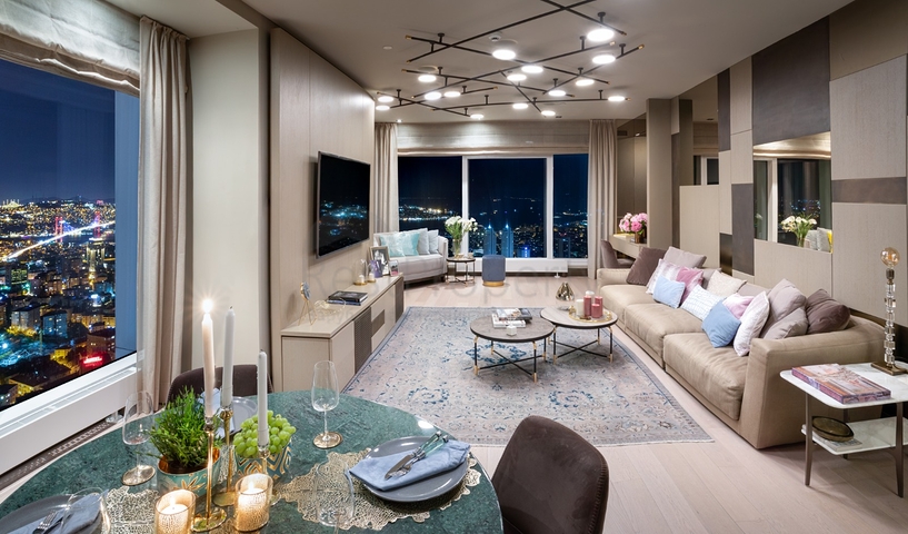 Уникальный небоскреб в самом центре Стамбула, район Шишли