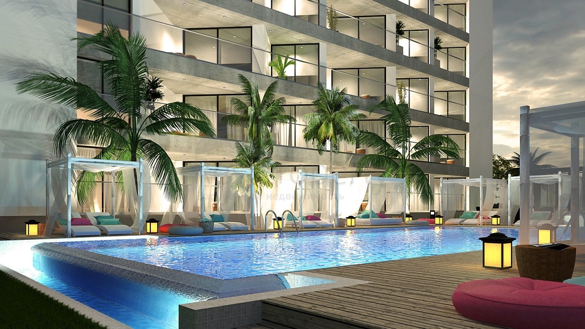 Апартаменты в прекрасном комплексе на Северном Кипре