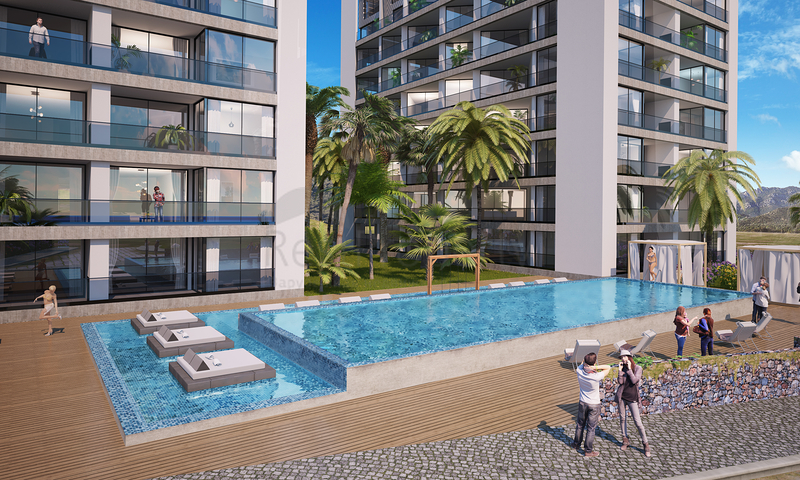 Апартаменты в прекрасном комплексе на Северном Кипре