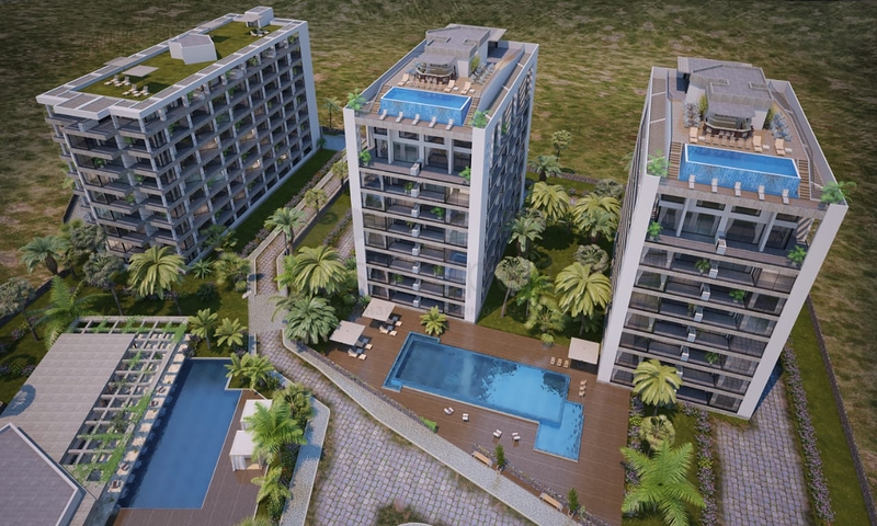 Апартаменты в прекрасном комплексе на Северном Кипре