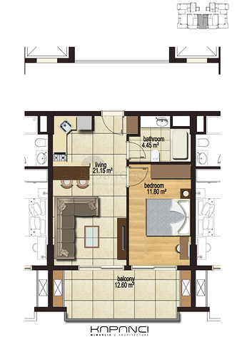 Квартиры в новом комплексе в районе Махмутлар