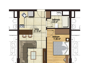 Квартиры в новом комплексе в районе Махмутлар
