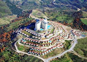 Апартаменты с мебелью в роскошном комплексе в Каргыджак