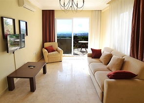 Апартаменты с мебелью в роскошном комплексе в Каргыджак