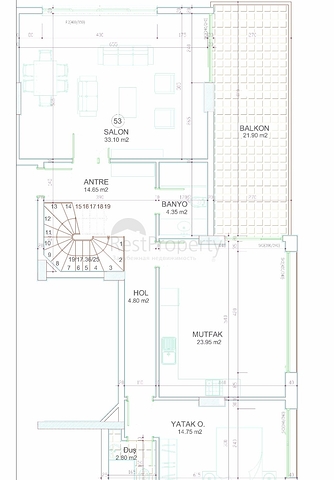 Новый комплекс в центре Алании от известного застройщика