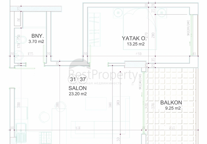 Новый комплекс в центре Алании от известного застройщика