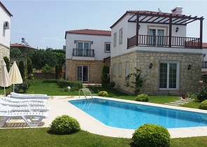 Двухэтажная вилла в турецком стиле