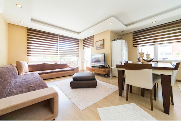 Солидная квартира 2+1 с мебелью в районе Лара-Чаглаян, Анталия