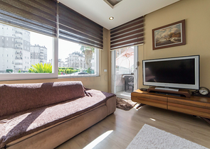 Солидная квартира 2+1 с мебелью в районе Лара-Чаглаян, Анталия