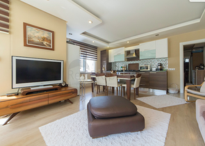 Солидная квартира 2+1 с мебелью в районе Лара-Чаглаян, Анталия