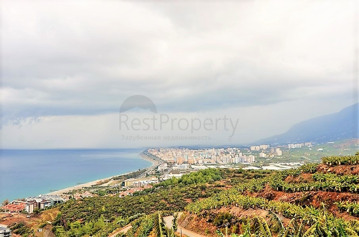 Большая вилла с красивым видом в Каргыджаке