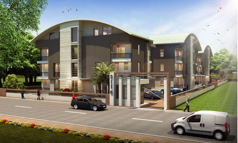 Новый проект в центре Белека рядом с песчаными пляжами