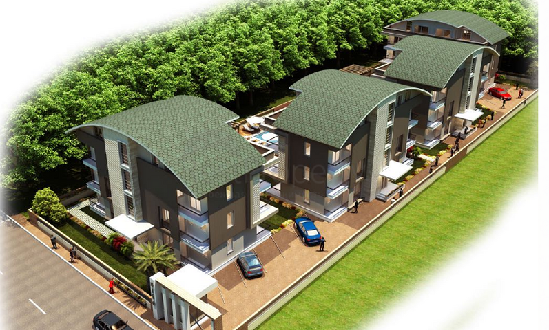 Новый проект в центре Белека рядом с песчаными пляжами