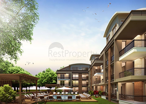 Новый проект в центре Белека рядом с песчаными пляжами