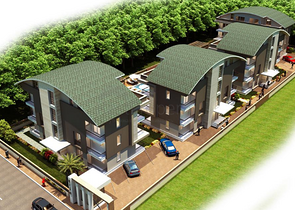 Новый проект в центре Белека рядом с песчаными пляжами