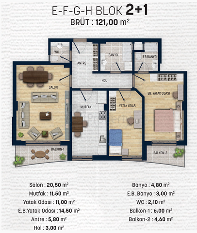Инвестиционный проект в Анталии в районе Дошемеальты