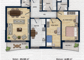 Инвестиционный проект в Анталии в районе Дошемеальты