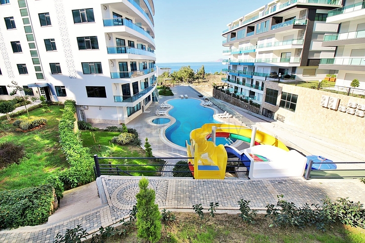 Апартаменты 2+1 в новом комплексе в Каргыджаке