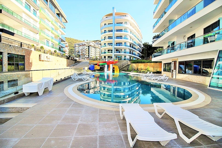 Апартаменты 2+1 в новом комплексе в Каргыджаке