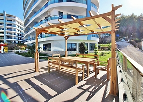 Апартаменты 2+1 в новом комплексе в Каргыджаке