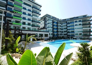 Апартаменты 2+1 в комплексе с собственным пляжем