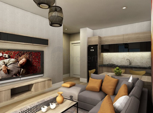 Квартиры 1+1 и 2+1 в центре Чамьюва Кемере 600 м до моря