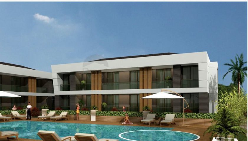 Квартиры 1+1 и 2+1 в центре Чамьюва Кемере 600 м до моря