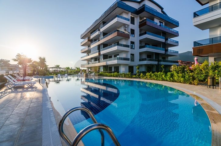 Двухкомнатные апартаменты в новом комплексе района Оба