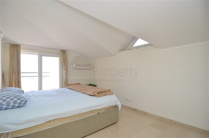 Меблированный дуплекс с видом на море в Каргыджаке