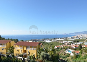 Меблированный дуплекс с видом на море в Каргыджаке