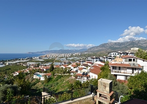 Меблированный дуплекс с видом на море в Каргыджаке