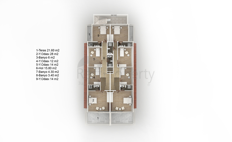 Пентхаус в новом комплексе Кестеля