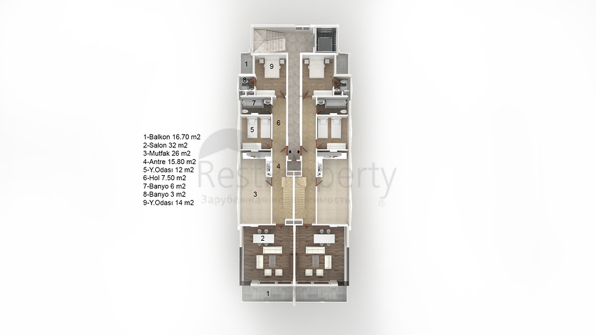 Пентхаус в новом комплексе Кестеля