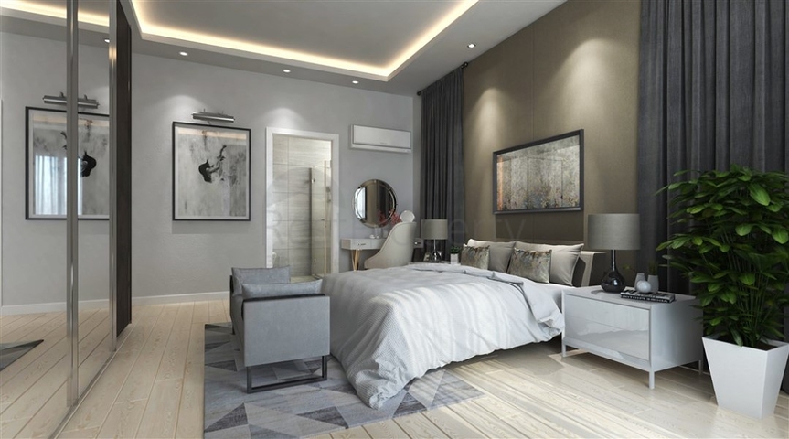 Апартаменты 2+1 в новом комплексе района Махмутлар