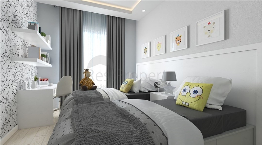 Апартаменты 2+1 в новом комплексе района Махмутлар