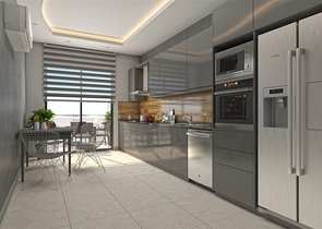 Апартаменты 2+1 в новом комплексе района Махмутлар