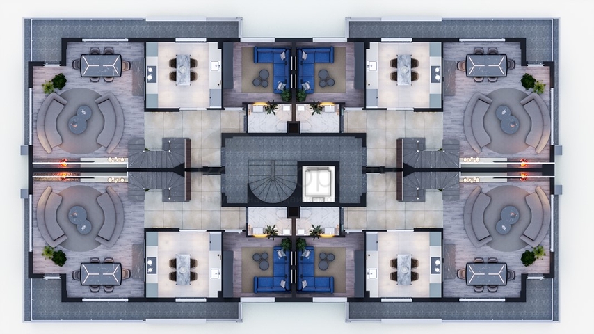 Инвестиционный проект рядом с Ататюрк парком в Анталии