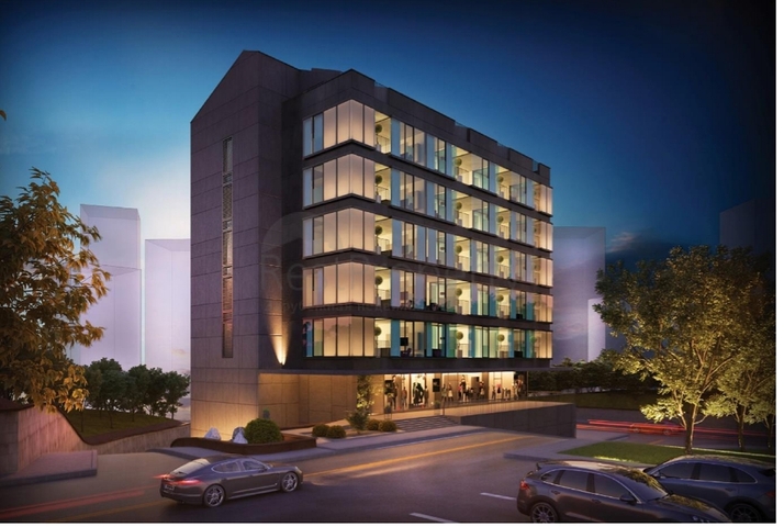 Строющийся моноблочный комплекс в районе Шишли