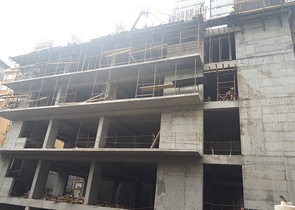 Строющийся моноблочный комплекс в районе Шишли