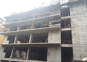 Строющийся моноблочный комплекс в районе Шишли