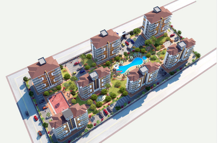 Готовый проект в Анталии в районе Кепез