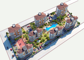 Готовый проект в Анталии в районе Кепез