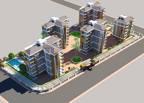 Готовый проект в Кепезе в 10 минутах от аэропорта Анталии