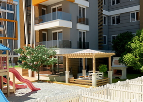 Готовый проект в Кепезе в 10 минутах от аэропорта Анталии