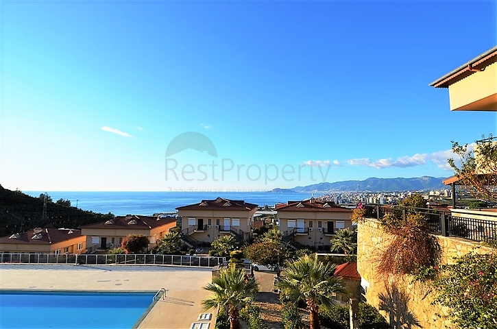 Квартира дуплекс с видом на море в Каргыджаке