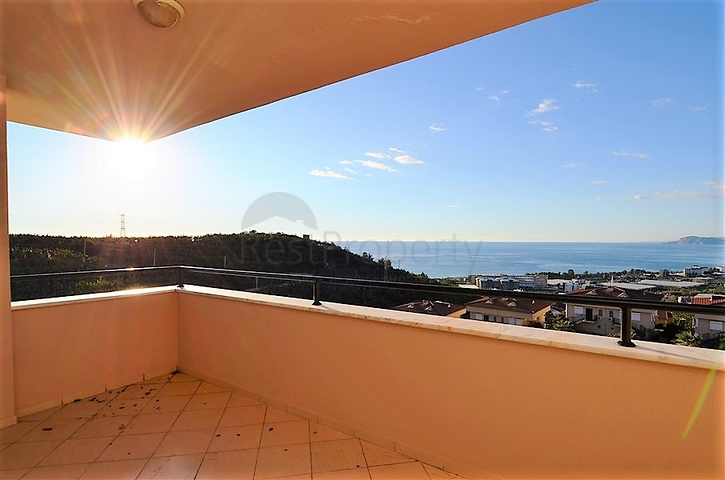 Меблированная квартира-дуплекс в районе Каргыджак