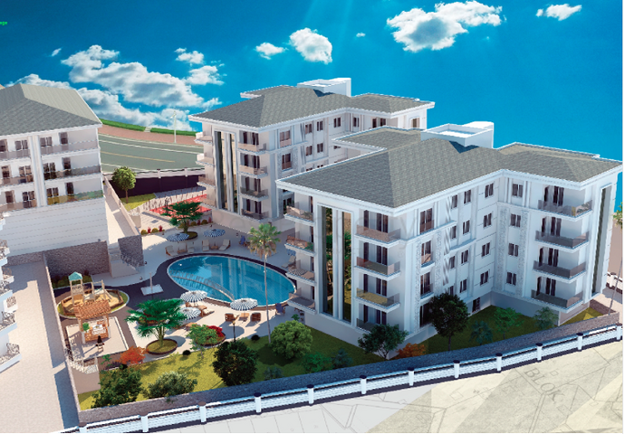 Строительный проект в Кепезе, Анталия